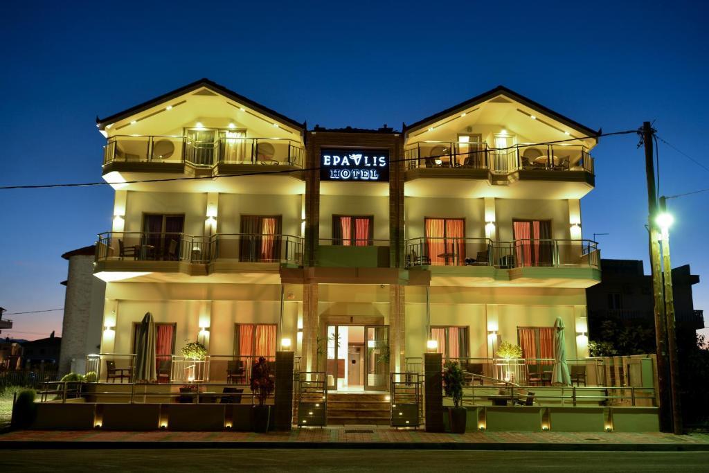 Hotel Epavlis Eleftheriadi Paralía Kültér fotó